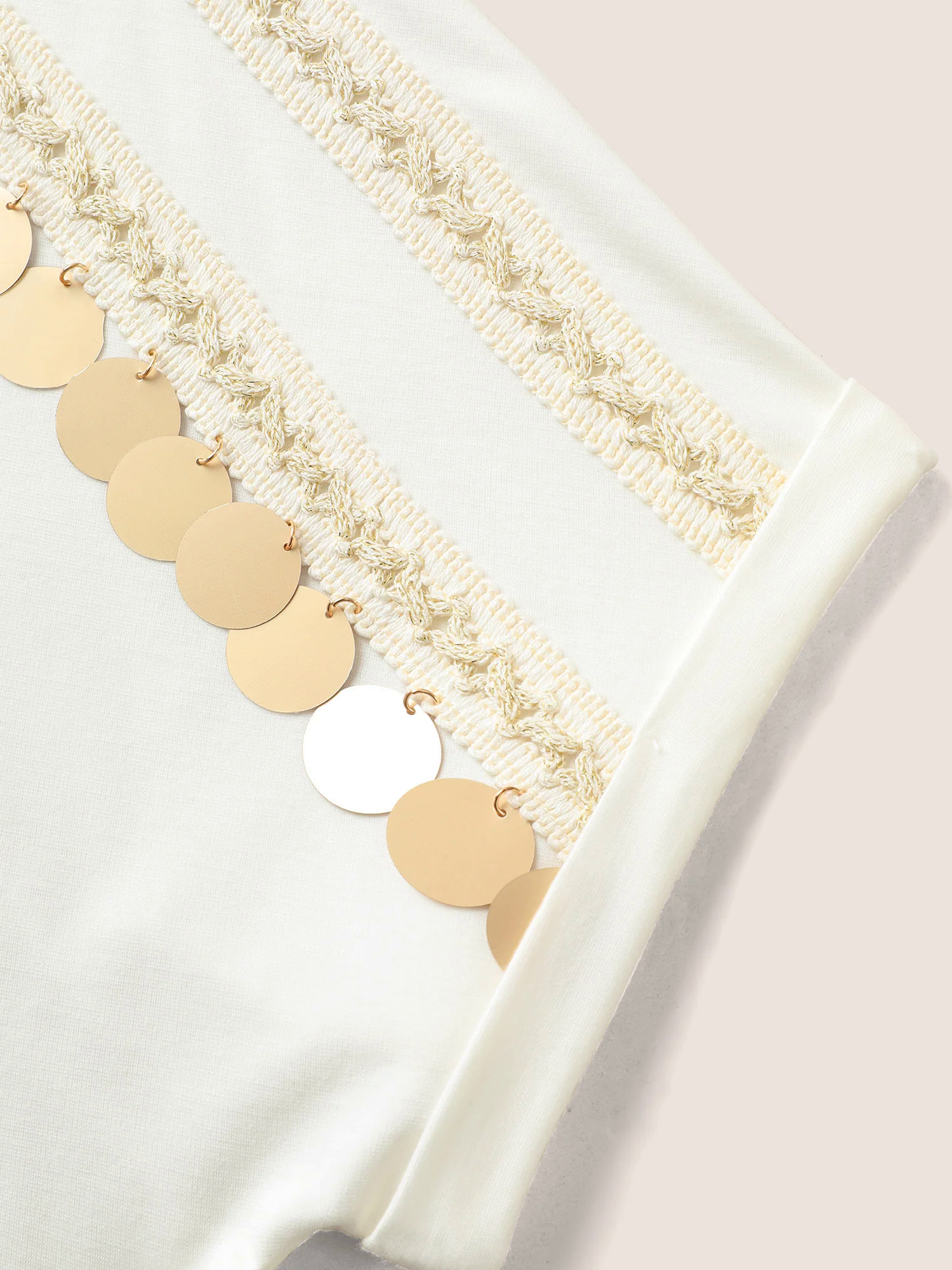 Glitter Decorated Round Neck Batwing Sleeve T-Shirt Glitter Decorated Round Neck Batwing Sleeve T-Shirt