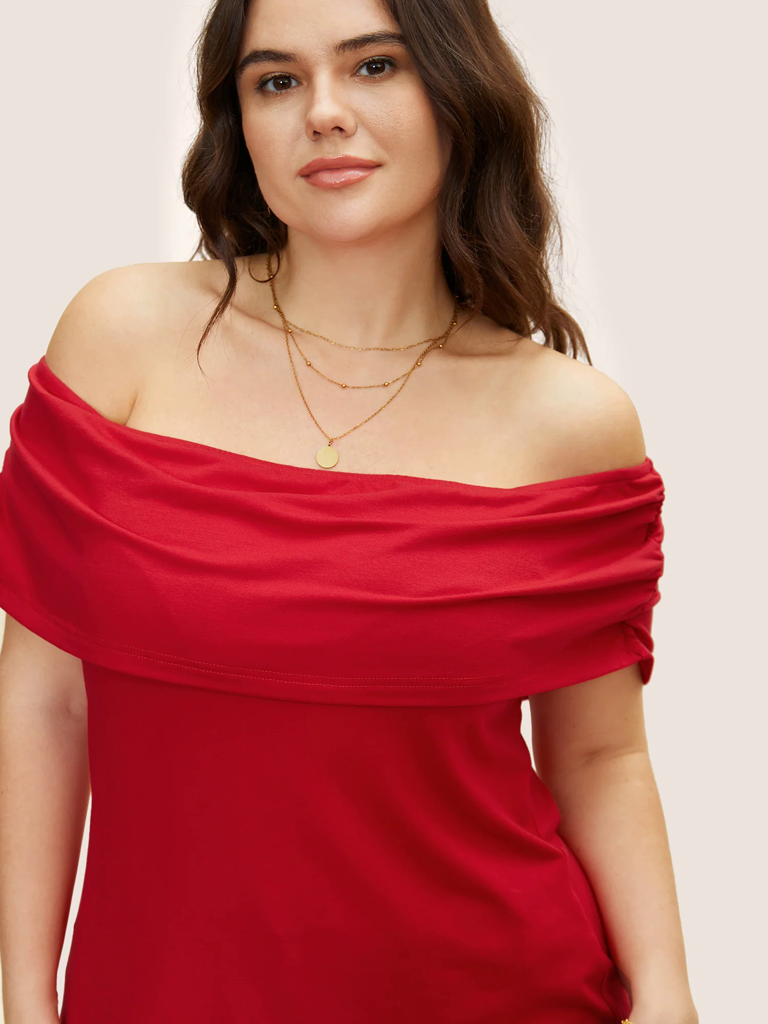 Supersoft Essentials One Shoulder Neck Gathered T-shirt Supersoft Essentials One Shoulder Neck Gathered T-shirt