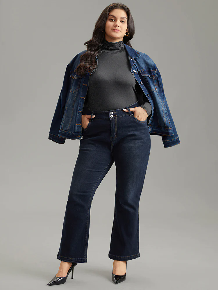 Supersoft Essentials Solid Funnel Neck Knit T-shirt Supersoft Essentials Solid Funnel Neck Knit T-shirt