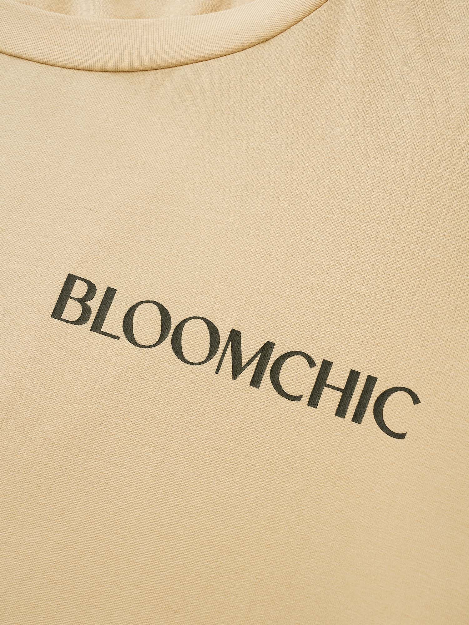 BLOOMCHIC Basic Solid Crew Neck T-shirt BLOOMCHIC Basic Solid Crew Neck T-shirt
