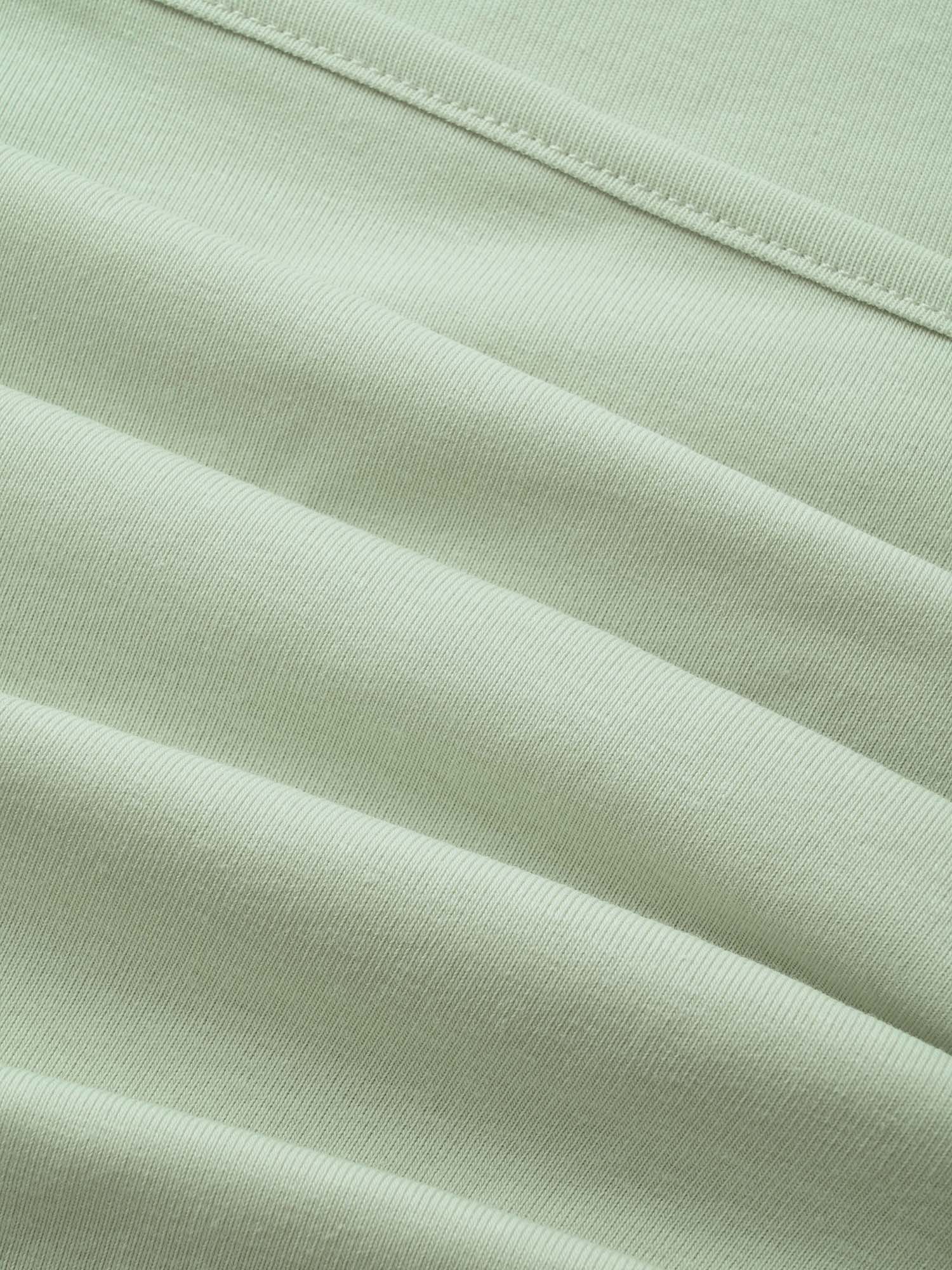 Square Neck Curved Hem Pleated T-shirt Square Neck Curved Hem Pleated T-shirt