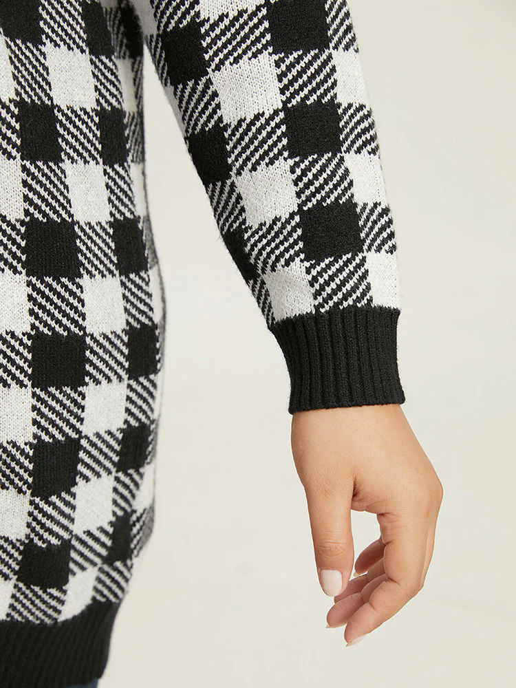 Supersoft Essentials Plaid Elastic Cuffs Cardigan Supersoft Essentials Plaid Elastic Cuffs Cardigan