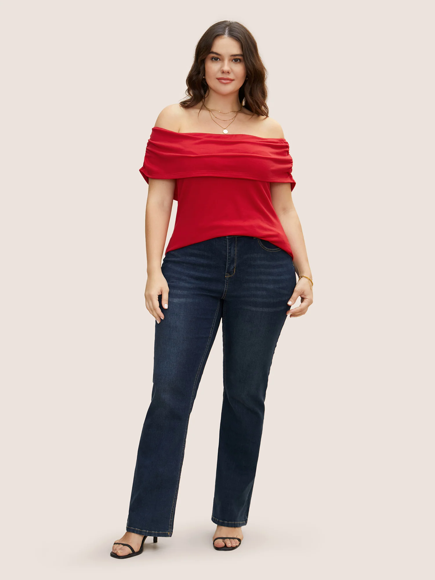 Supersoft Essentials One Shoulder Neck Gathered T-shirt Supersoft Essentials One Shoulder Neck Gathered T-shirt