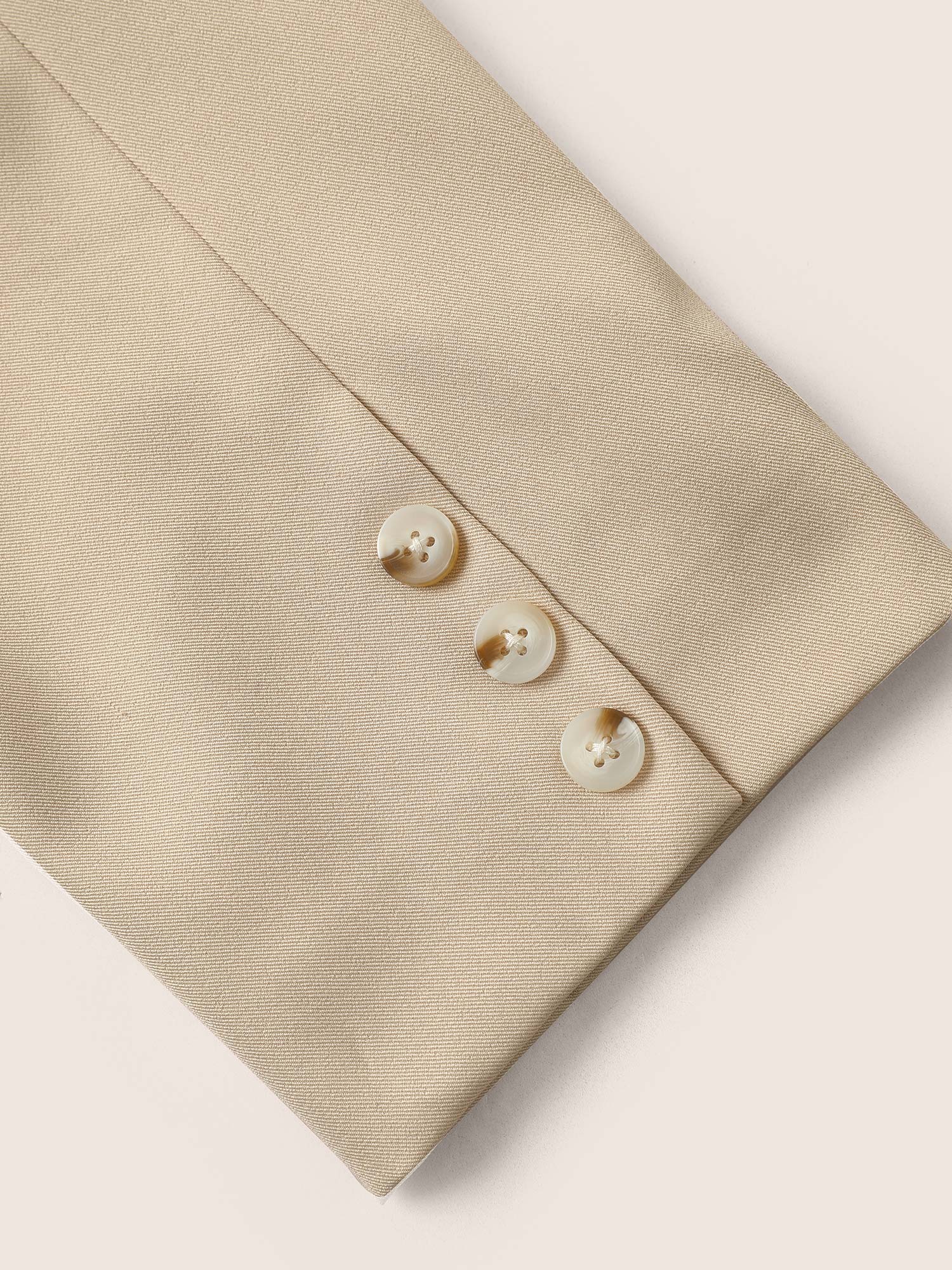 Anti-Wrinkle Suit Collar Flap Detail Blazer