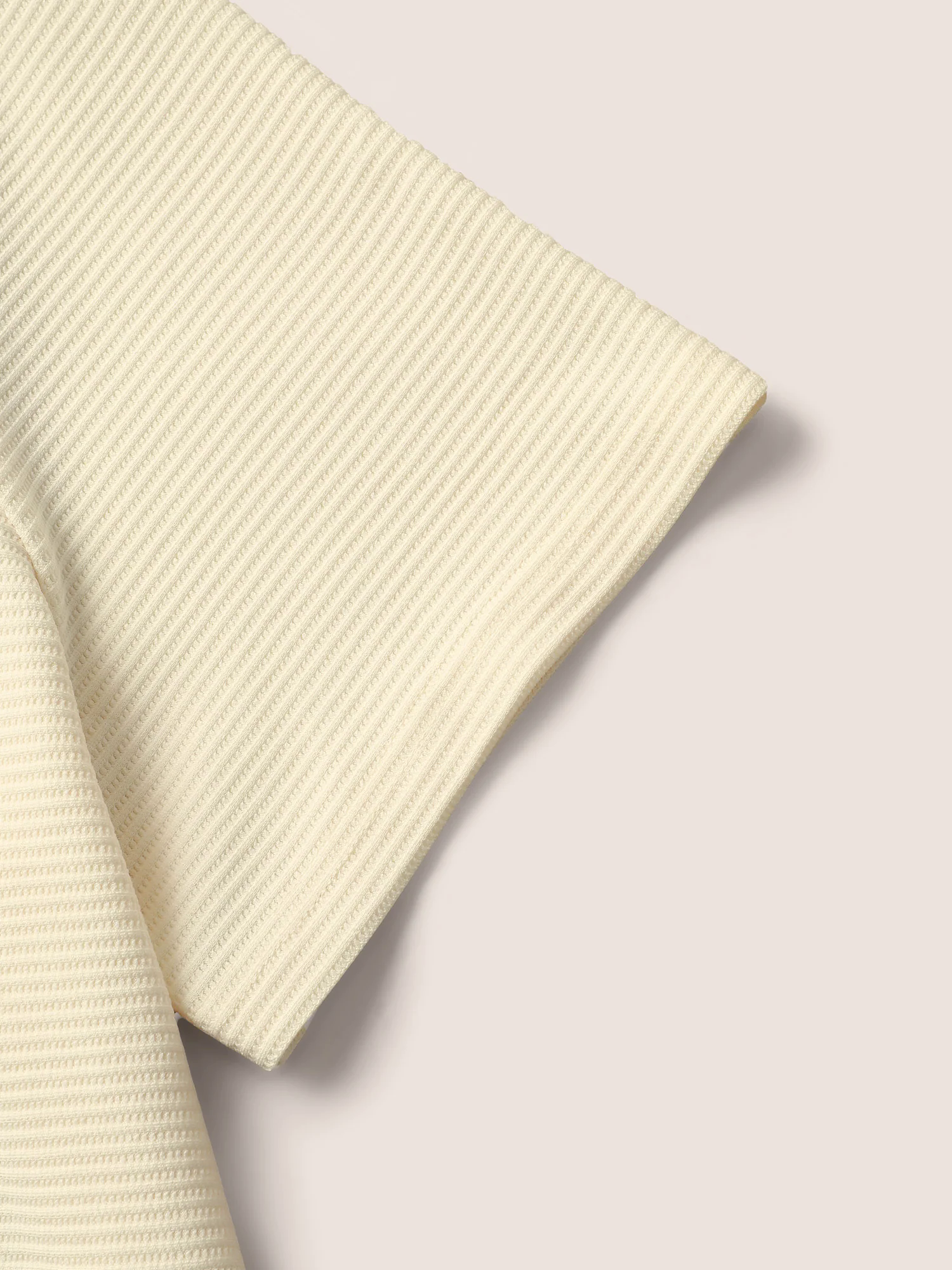 Solid Waffle Knit Patched Pocket T-shirt Solid Waffle Knit Patched Pocket T-shirt