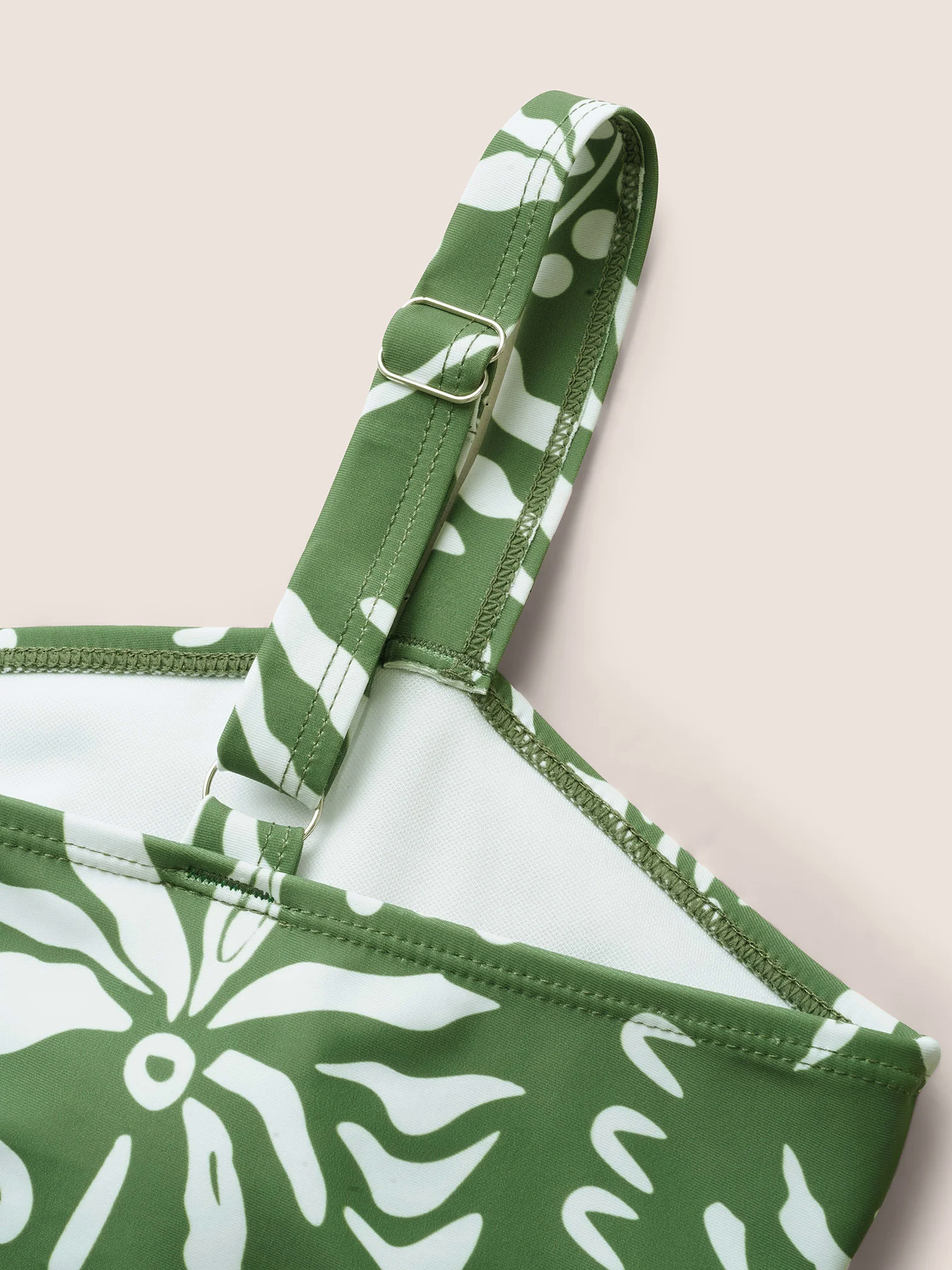 Boho Print Crossover High Rise Swim Dress