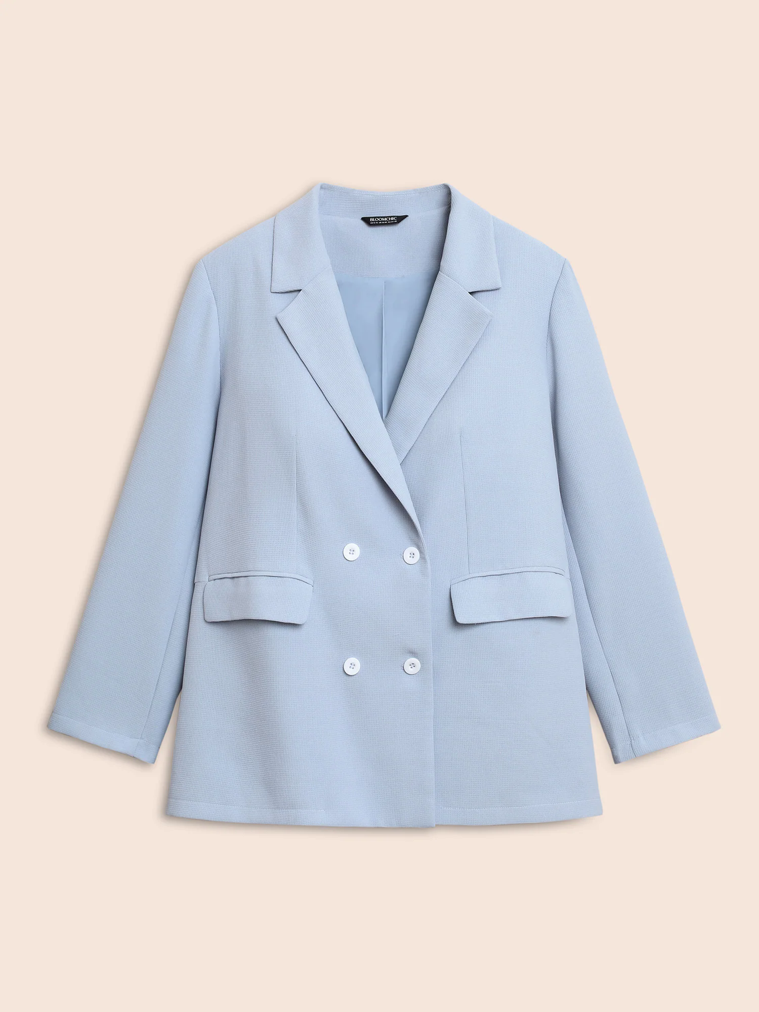 Suit Collar Flap Pocket Back Slit Blazer Suit Collar Flap Pocket Back Slit Blazer