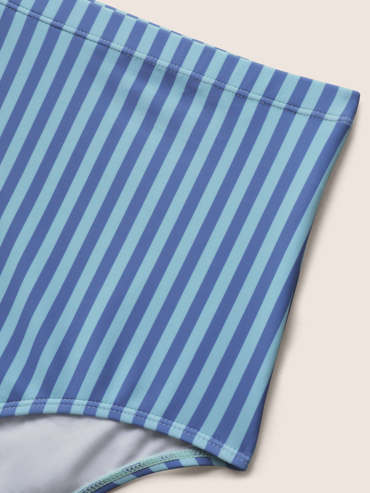 V Neck Striped Tie Knot Gathered Swim Dress V Neck Striped Tie Knot Gathered Swim Dress