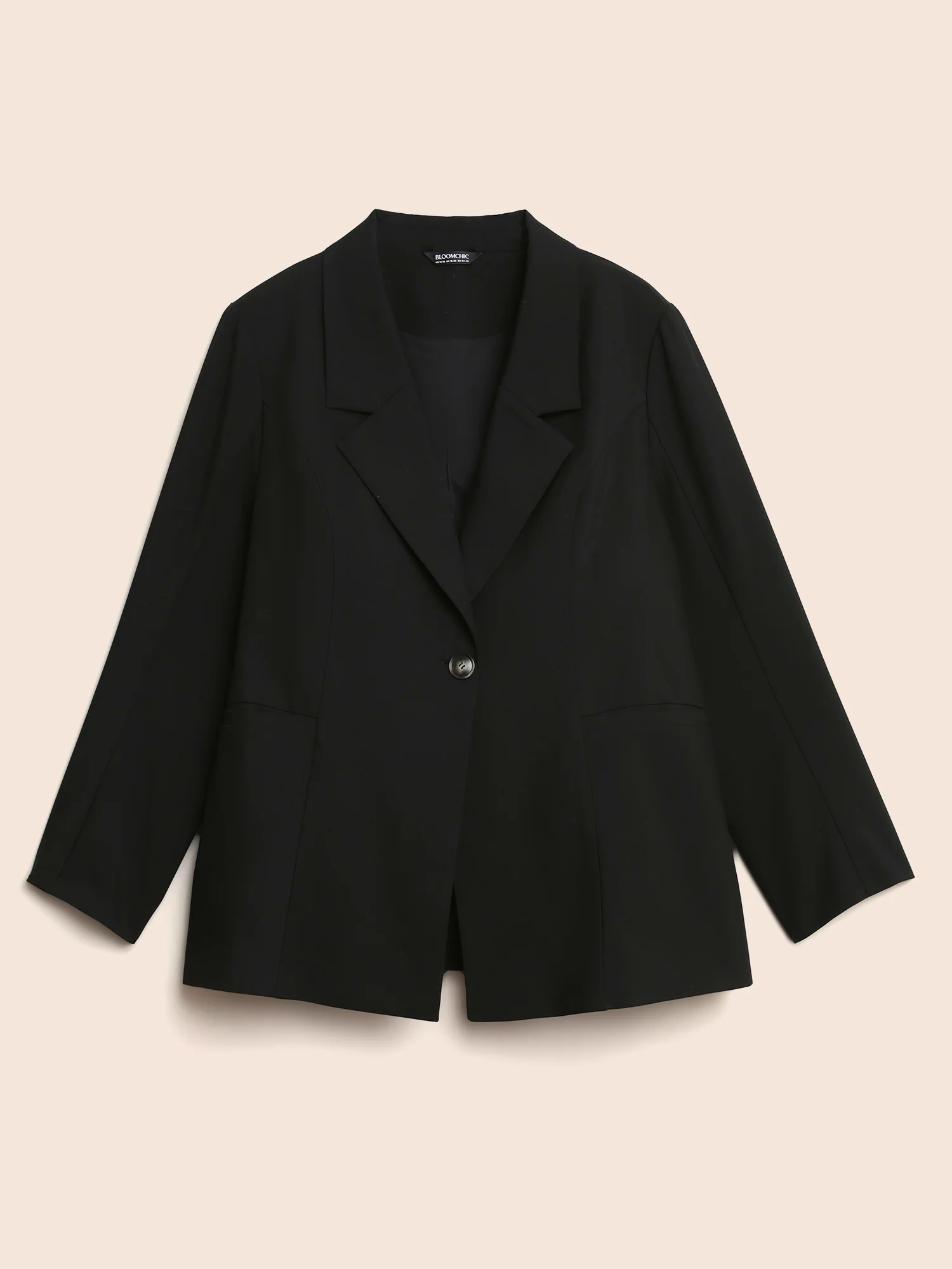 Suit Collar Single Flap Pocket Blazer Suit Collar Single Flap Pocket Blazer