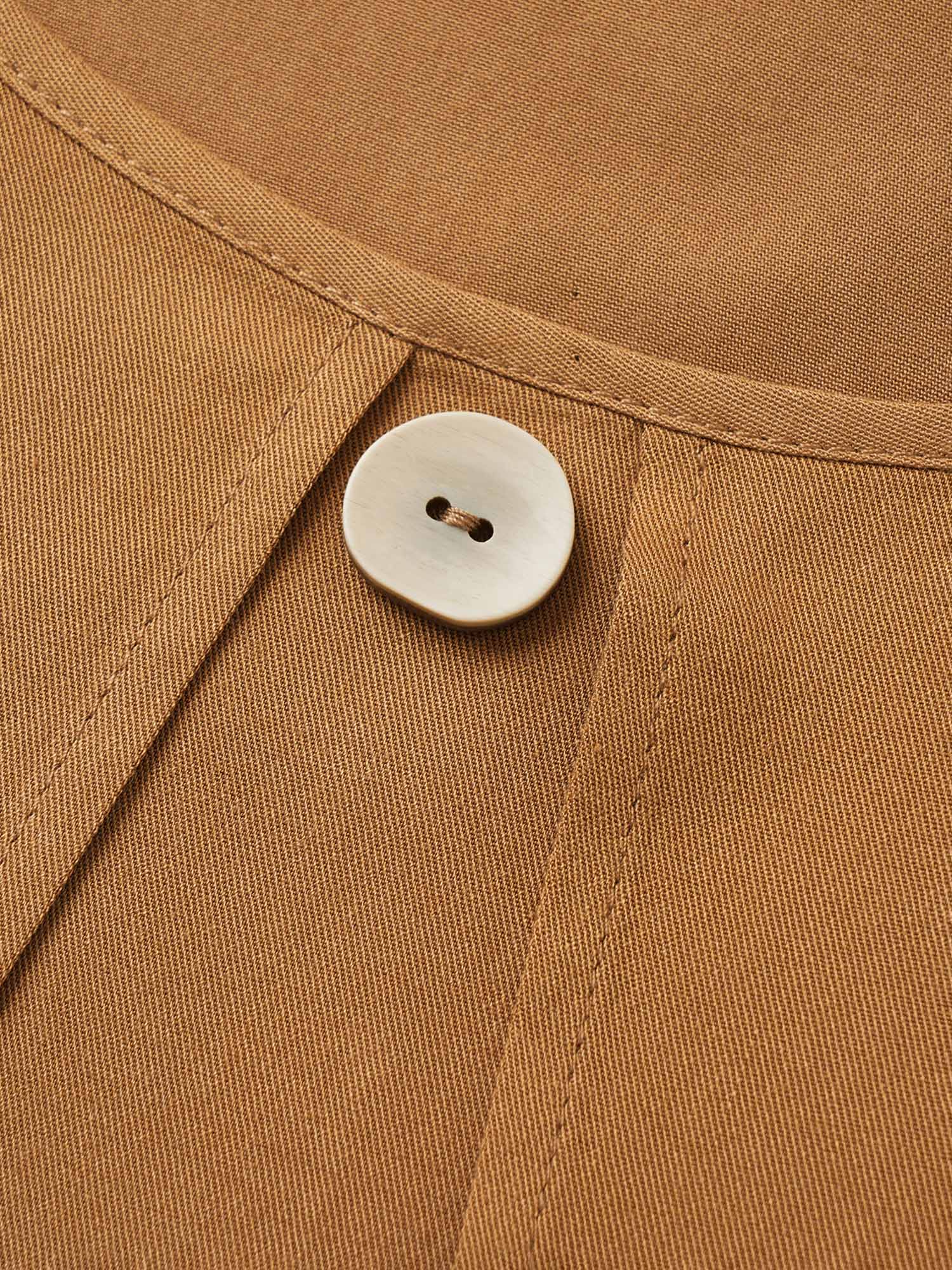 Solid Tiered Button Detail Ruffle Sleeve Blouse