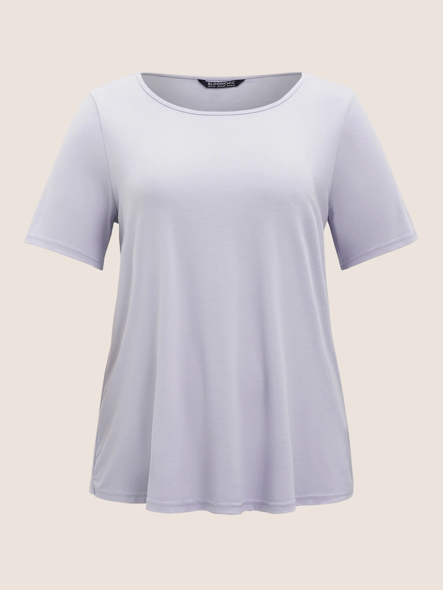 Crew Neck Cut Out Wrap T-shirt Crew Neck Cut Out Wrap T-shirt